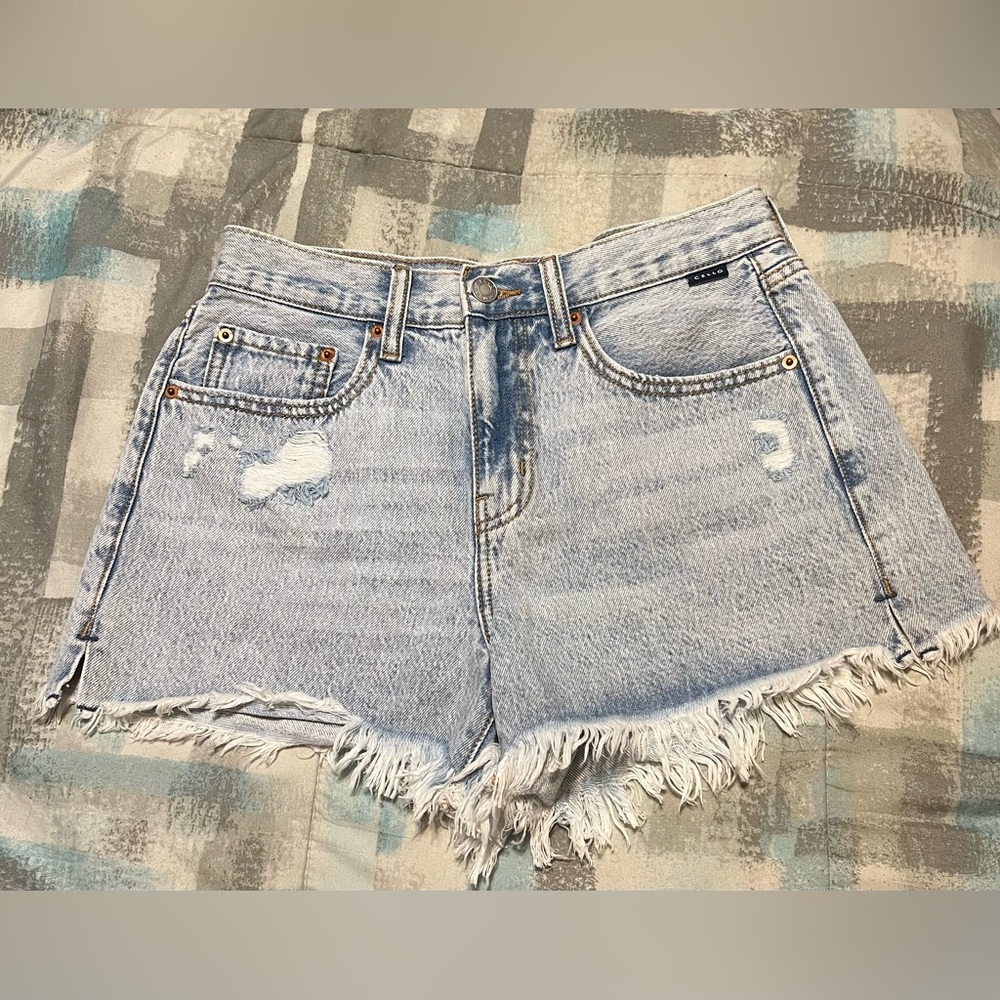 Cello light wash Shorts